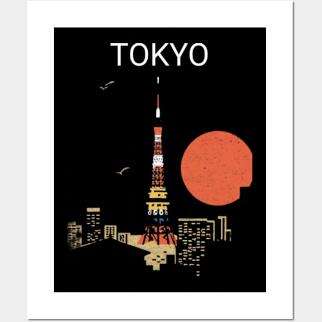 Tokyo Wall Art by TshirtMA